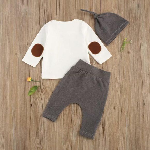 Winter Gentleman Outfit Clothes Pants Fall Easter outfit Boy Set Top Birthday - Picture 8 of 10